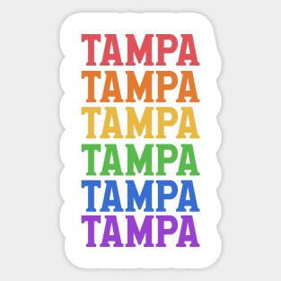 TAMPA RAINBOW CITY Sticker